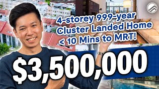 Suncottages - 4-Storey Cluster House with 3,272sqft with 999-year Leasehold| $3,500,000 |Melvin Chan