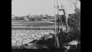 【全篇】『田に水を送る水車』 Moulin à homme pour l'arrosage des rizières (タニミズヲオクルスイシャ 1898-1899[明治31-32]年)