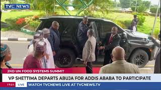 VP Shettima Departs Abuja For Addis Ababa To Participate In 2nd Un Food Systems Summit