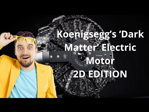 AUTOCAD 2D  Black Matter Electric Motor Engine