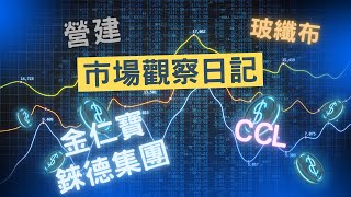 市場觀察／集團／錸德／錸寶／金仁寶／泰金寶／玻纖布／富喬／CCL／台燿／驅動IC／矽智財／台股／盤面／盤勢／盤後／小羽看族群／強勢／強勢個股／股票新手／新手／股市入門／選股／當沖／波段／技術／籌碼