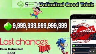 Seed 100% AirDrop Claim 5 Tasks | Seed Airdrop Withdrawal Now | Seed Final Task