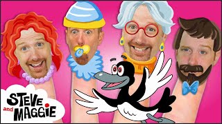 Finger Family Song for Kids | Songs for Kids | Sing with Steve and Maggie