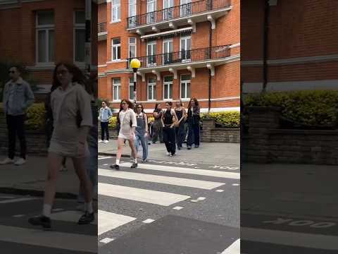 Bini Passing The Abbey Road #BiniInLondon