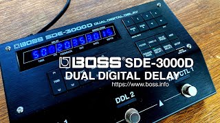 BOSS: SDE-3000D Dual Digital Delay
