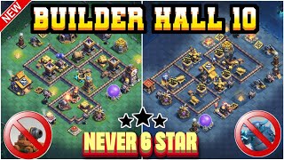BEST-10 UNBEATEN BUILDER HALL 10 WITH LINK + REPLAY || BH10 +6000 TOP GLOBAL || BH10 BASE 2025