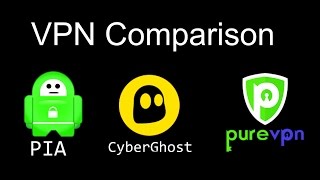 Private Internet Access vs CyberGhost vs PureVPN