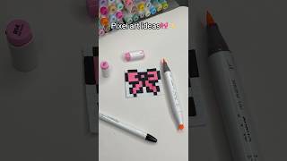 🎀Cute mini Pixel art ideas✨ #art #drawing #pixel #pixelart #pixelartideas #cute