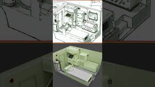 Concept Art Support Car - Megaman Legends