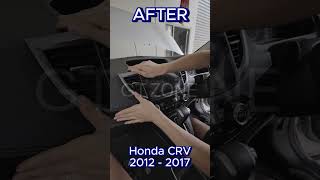 Honda CRV 2012-2017 Before & After Car Stereo Upgrade 🚘 Apple Carplay & Android Auto