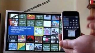 Crestron & iPhone Control of a Kaleidescape DVD Server