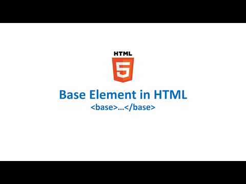 Base Element in HTML