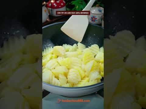 EASY STIR-FRIED POTATOES RECIPE #recipe #cooking #chinesefood #potato