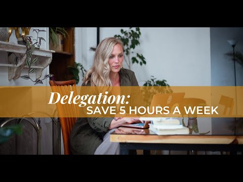 How to save 5 hours a week with SOPs and Delegation: Unlock your business's productivity potential 📈