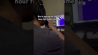 Bro is paying me $50 an hour for studio time 💀 #tretz #upcomingartist #memes #fyp #trending