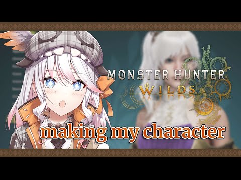 【 Monster Hunter Wilds 】character customization is all about precision😎 First Time MonHun Player