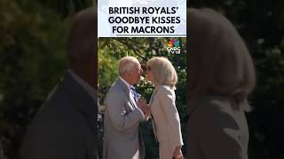 France's Macron Ends Windsor Visit with Horses and Goodbye Kisses To British Royals | N18G