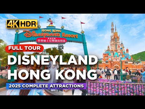 Full Tour of DISNEYLAND HONG KONG 2025 | Complete Attractions and POV Rides | Top Asia Destination