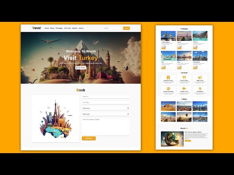 Top Web Developer Reveals BEST Way to Create Travel Website with HTML CSS & BOOTSTRAP5