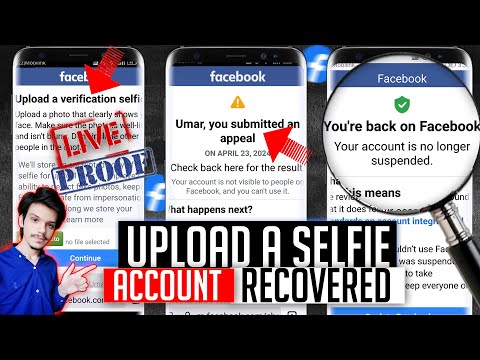 Fix Upload A Verification Selfie Facebook 2024 | Facebook Selfie Verification | Suspended Facebook