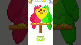 #DOP5 puzzle can you complete the drawing? | brain game fun! 😺 #puzzegame Join them together love