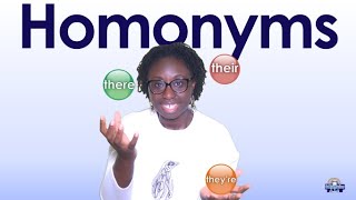Homonyms | #homonym #there #their #they're