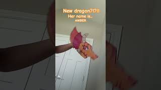 new dragon! #furry #firedragon #paperdragonpuppet #artandcraft #papercraft #paperdragon