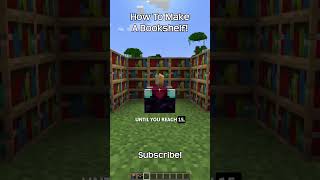 How To Make A Bookshelf In Minecraft?!