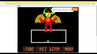 ROBO-WEAPON IS DEFEATED! LET'S GOOO!!! (Dino-Weapon Plays: Robo-Weapon Undertale Battle HD)