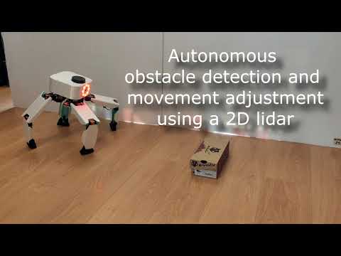 LiDAR-Enhanced Quadruped Robot: Obstacle Detection and Navigation