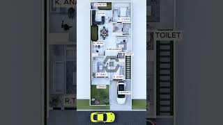 Inspirasi denah rumah 1 lantai. Lengkap dan lega.#desainrumah #idedesainrumah#denahrumah #jasadesain