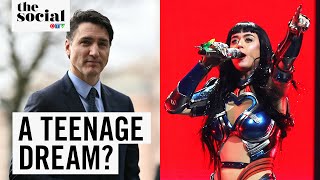 Justin Trudeau Was at Katy Perry’s Concert! | The Social