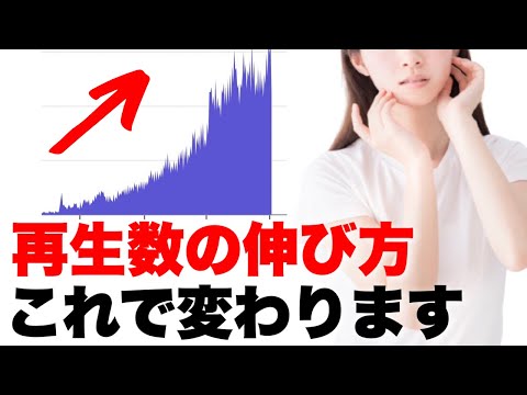 【これだけで再生数が急増】再生回数の伸び方が劇的に変わる３つのコツ！【再生回数が伸びない人へ】