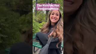 The Rich Girl Has a SHOCKING Phobia… 🐧 #shorts #richgirl #acting #pov #comedy