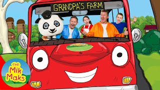 Wheels on the Bus | Nursery Rhymes and Kids Songs | The Mik Maks