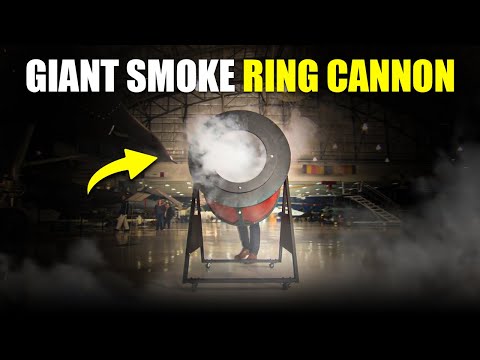 Giant Smoke Ring Cannon