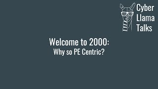 P1Ep15: 2000-2005 - Why so PE centric?