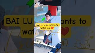 bai lu at the shooting location of moli #bailu #josephzeng #feud #moli #fypシ゚viral #cdrama