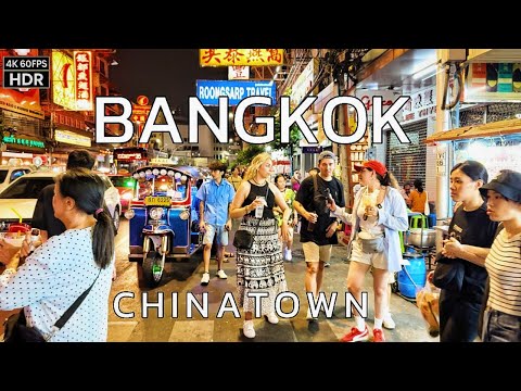 🇹🇭 Epic Bangkok Chinatown Nightlife 2025 | Best Thai Street Food Walk (Viral Must-See)
