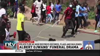 Angry mourners burn Mawego Police Station in protest over Albert Ojwang’s death