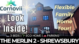 LOOK INSIDE THE 'MERLIN 2' | CORNOVII HOMES | Charles View  |Show Home Tour New Build U.K