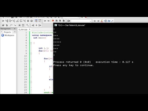 C++ Start pattern Programming || Pattern Program