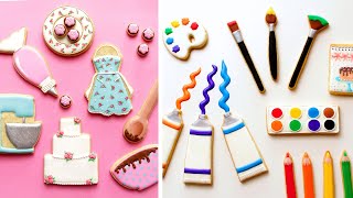 Satisfying cookie decorating | 40 minutes of royal icing decorated cookies
