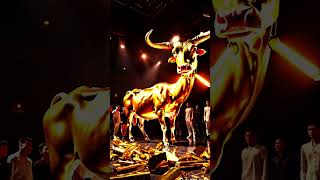“What would you do if you discovered a golden cow 🐄 with a crystal head ? 👇! Let’s chat! 💬”| must se