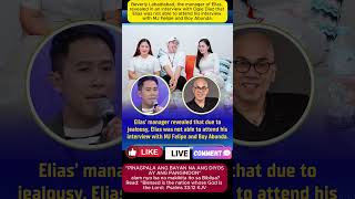 Beverly Labadlabad, the manager of Elias, revealed in an interview with Ogie Diaz