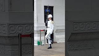 下哨禮兵前往交接 #海軍儀隊 #陸戰儀隊 #國民革命忠烈祠 2025.06.29