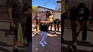 Pops Got Footwork! #ETG #SouthLA #CripWalk