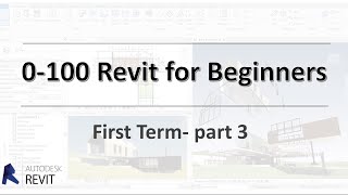 Revit for beginners. part 3 🚀if you are Architect and new to Revit, this is what you need- Term 1_3