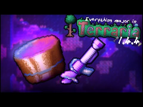 Everything major in terraria 1.4.4