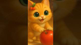 Cherry Cat Plays Basketball… With a Cherry?! 😺🍒🏀 #AIChaos